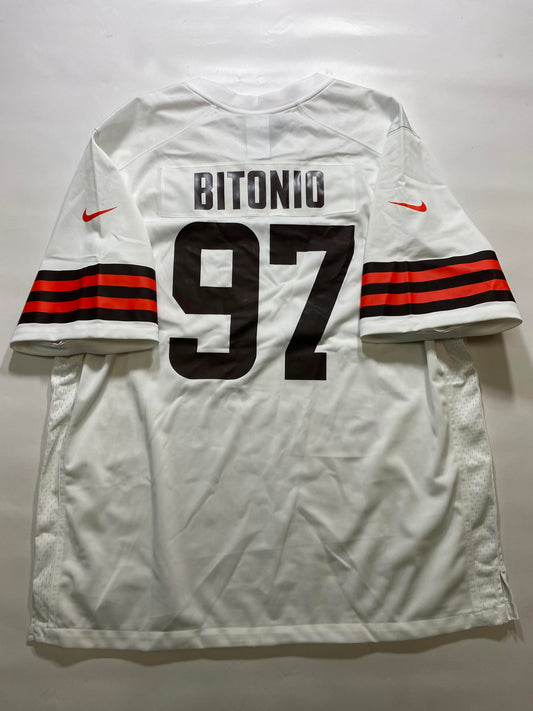 Cleveland Browns #97 Joel Bitonio Nike Game Jersey - Mens 2XL