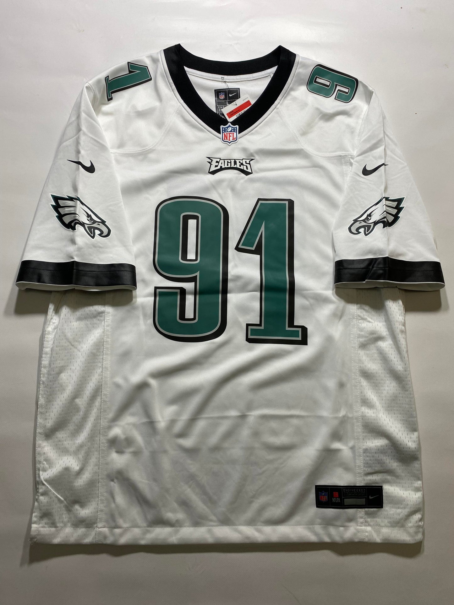 Philadelphia Eagles #91 Fletcher Cox Nike Game Jersey - Mens Large