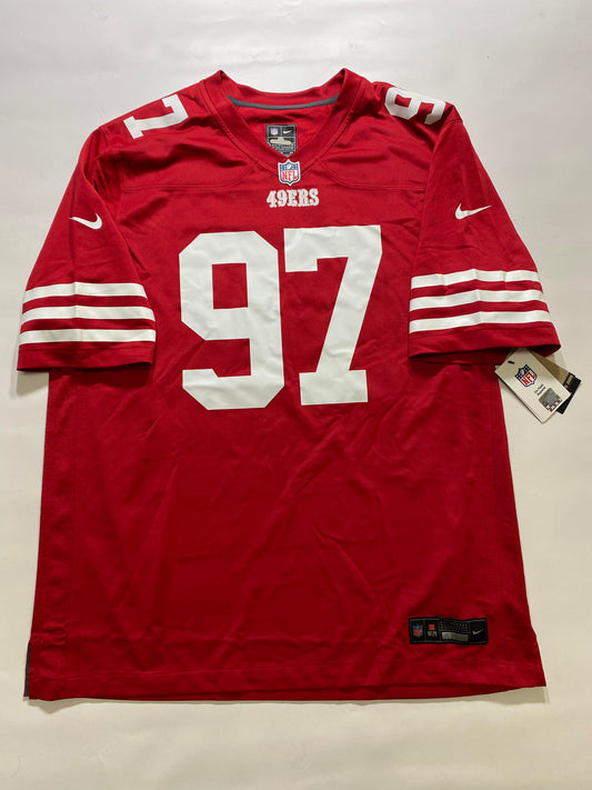 San Francisco 49ers #97 Nick Bosa Nike Game Jersey - Mens Large