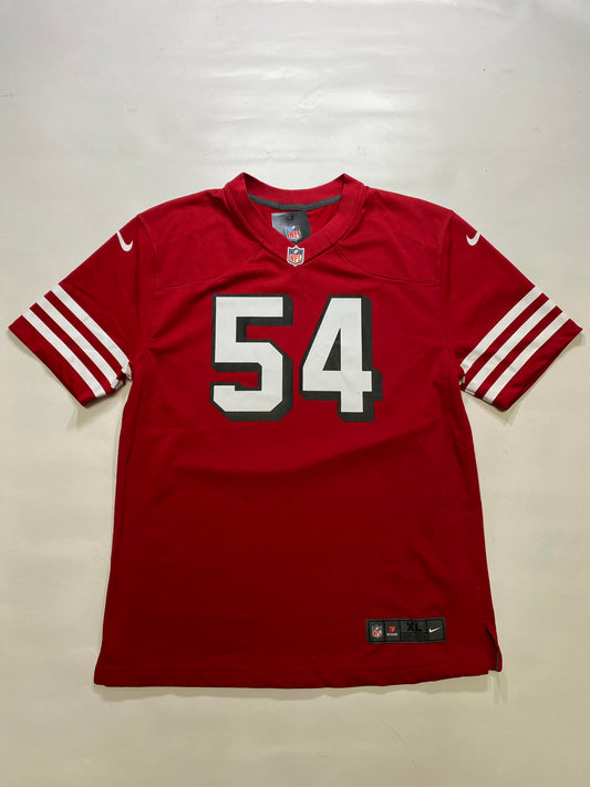 San Francisco 49ers #54 Fred Warner Nike Game Jersey - Youth XL