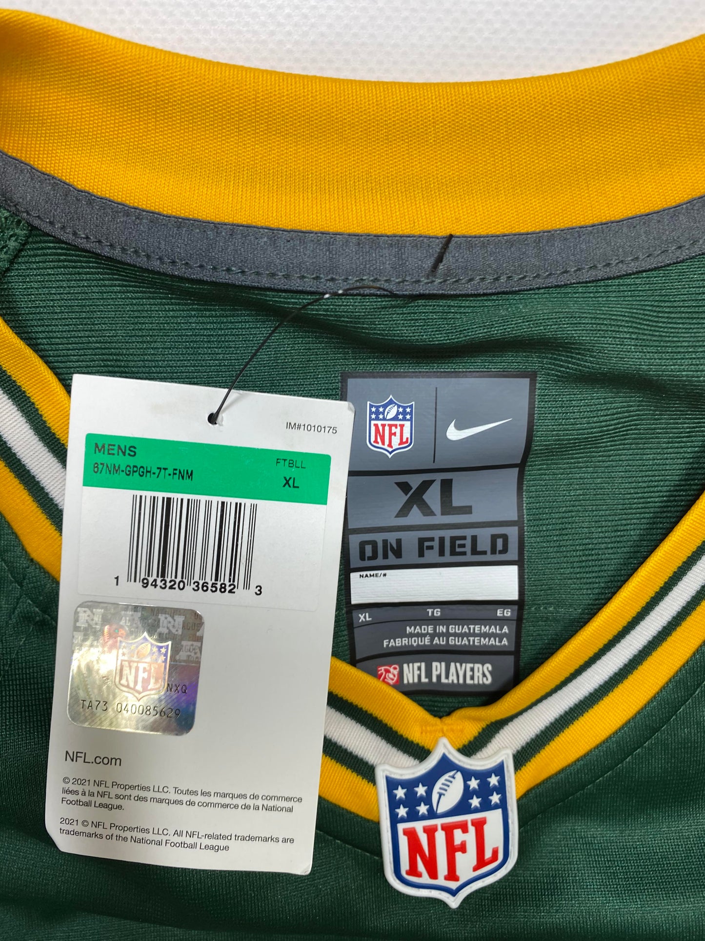 Green Bay Packers #10 Jordan Love Nike Game Jersey - Mens XL