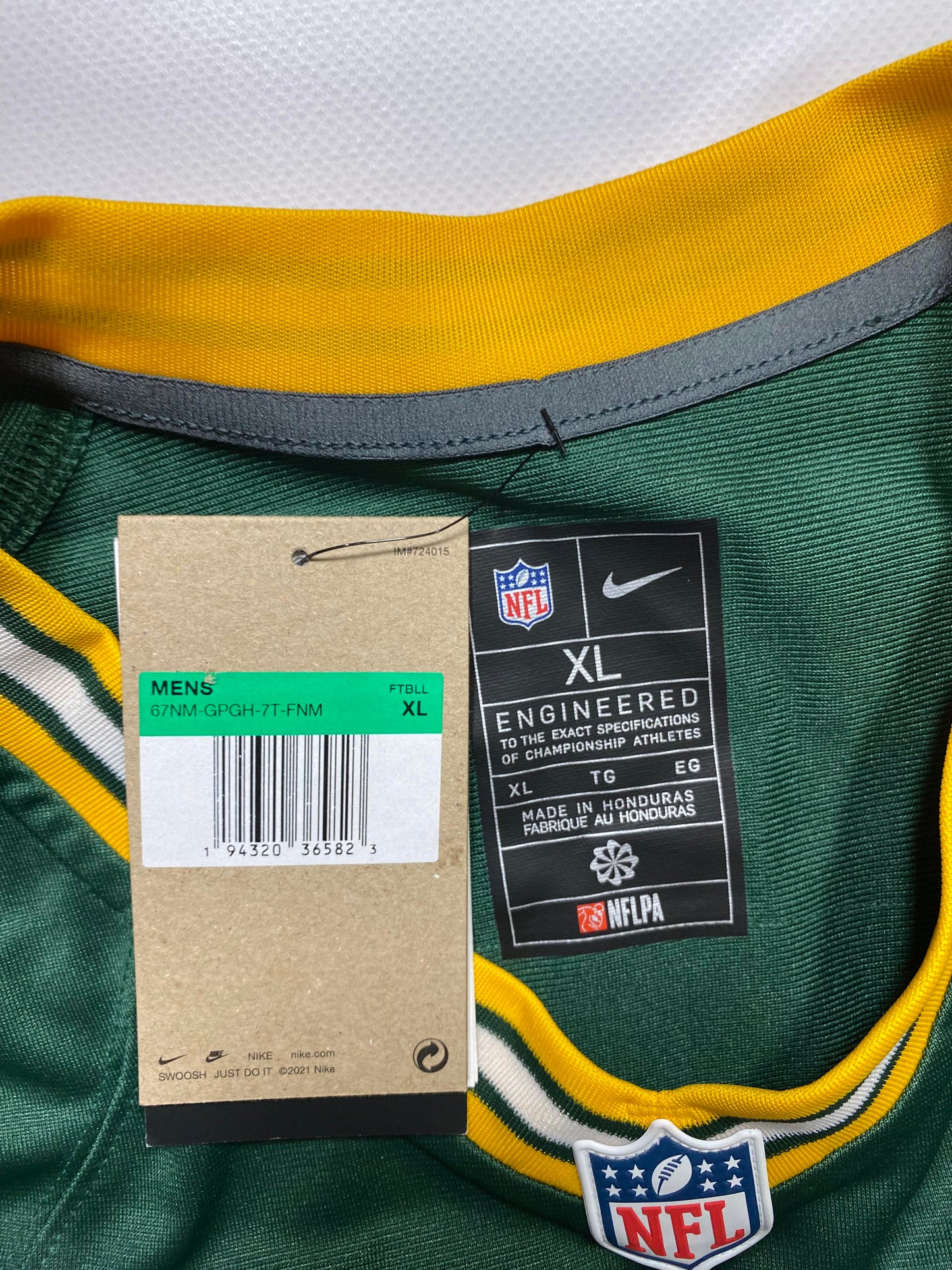 Green Bay Packers #12 Aaron Rodgers Nike Game Jersey - Mens XL