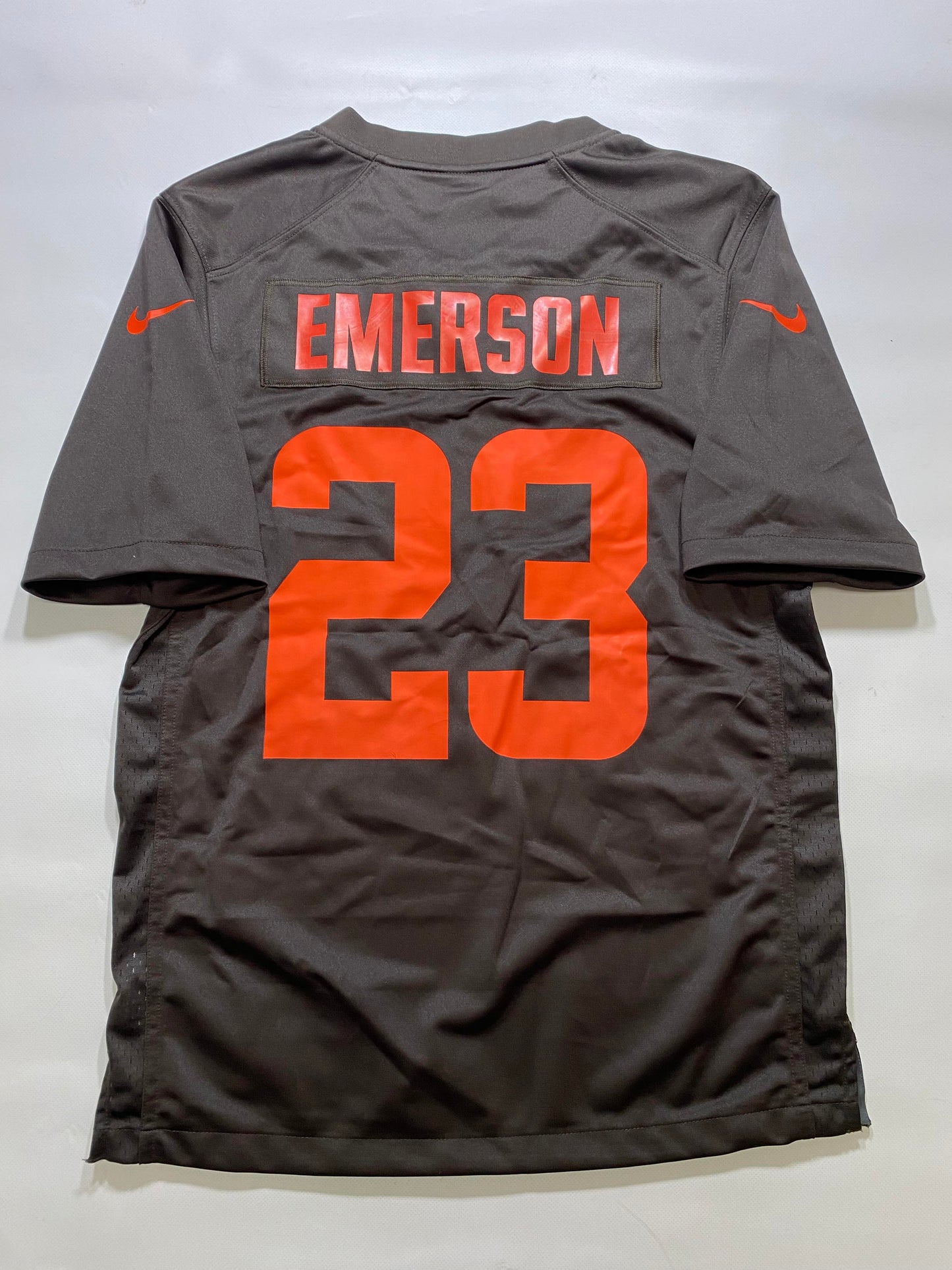 Cleveland Browns #23 Martin Emerson Jr. Nike Game Jersey - Mens Small