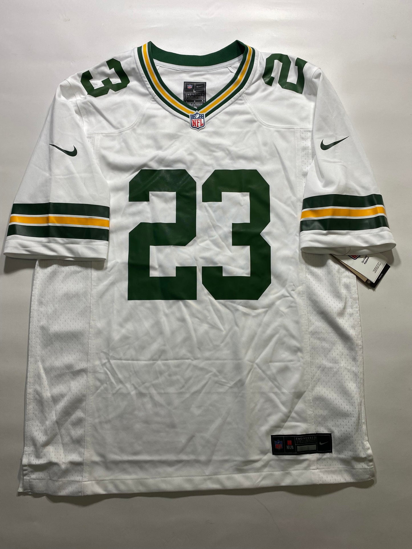 Green Bay Packers #23 Jaire Alexander Nike Game Jersey - Mens Large