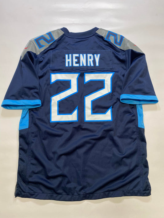 Tennessee Titans #22 Derrick Henry Nike Game Jersey - Mens Large