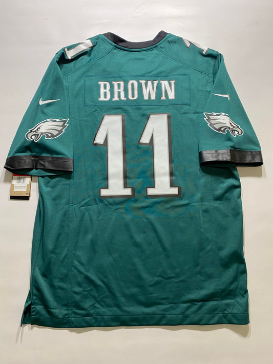 Philadelphia Eagles #11 A. J. Brown Nike Game Jersey - Mens Large