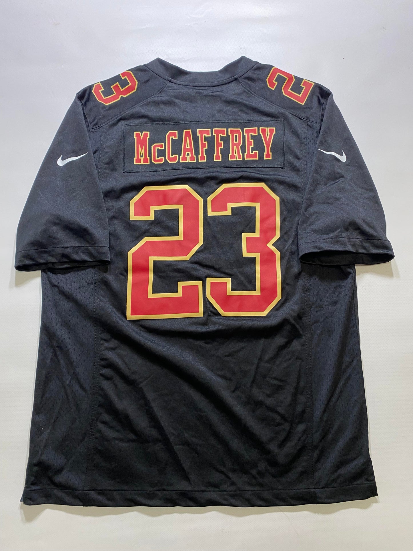 San Francisco 49ers #23 Christian McCaffrey Nike Game Jersey - Mens Large