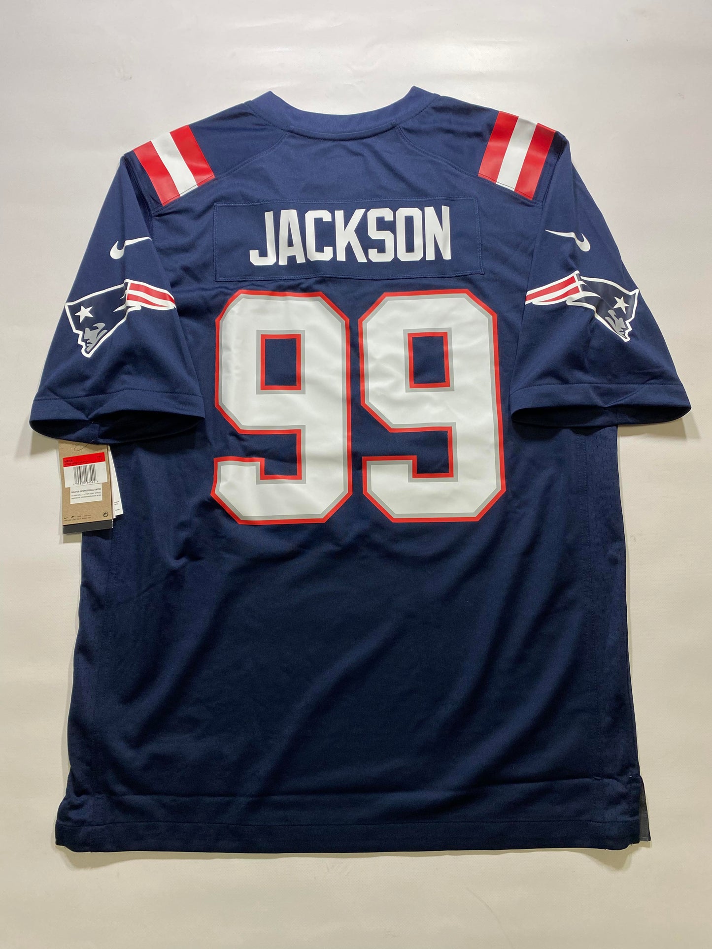 New England Patriots #99 Harold Jackson Nike Game Jersey - Mens Large