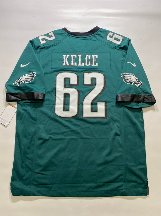 Philadelphia Eagles #62 Jason Kelce Nike Game Jersey - Mens Medium