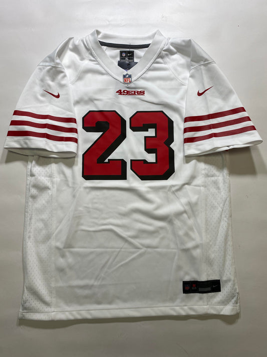 San Francisco 49ers #23 Christian McCaffrey Nike Game Jersey - Youth XL