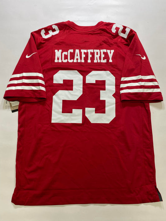 San Francisco 49ers #23 Christian McCaffrey Nike Game Jersey - Mens Large