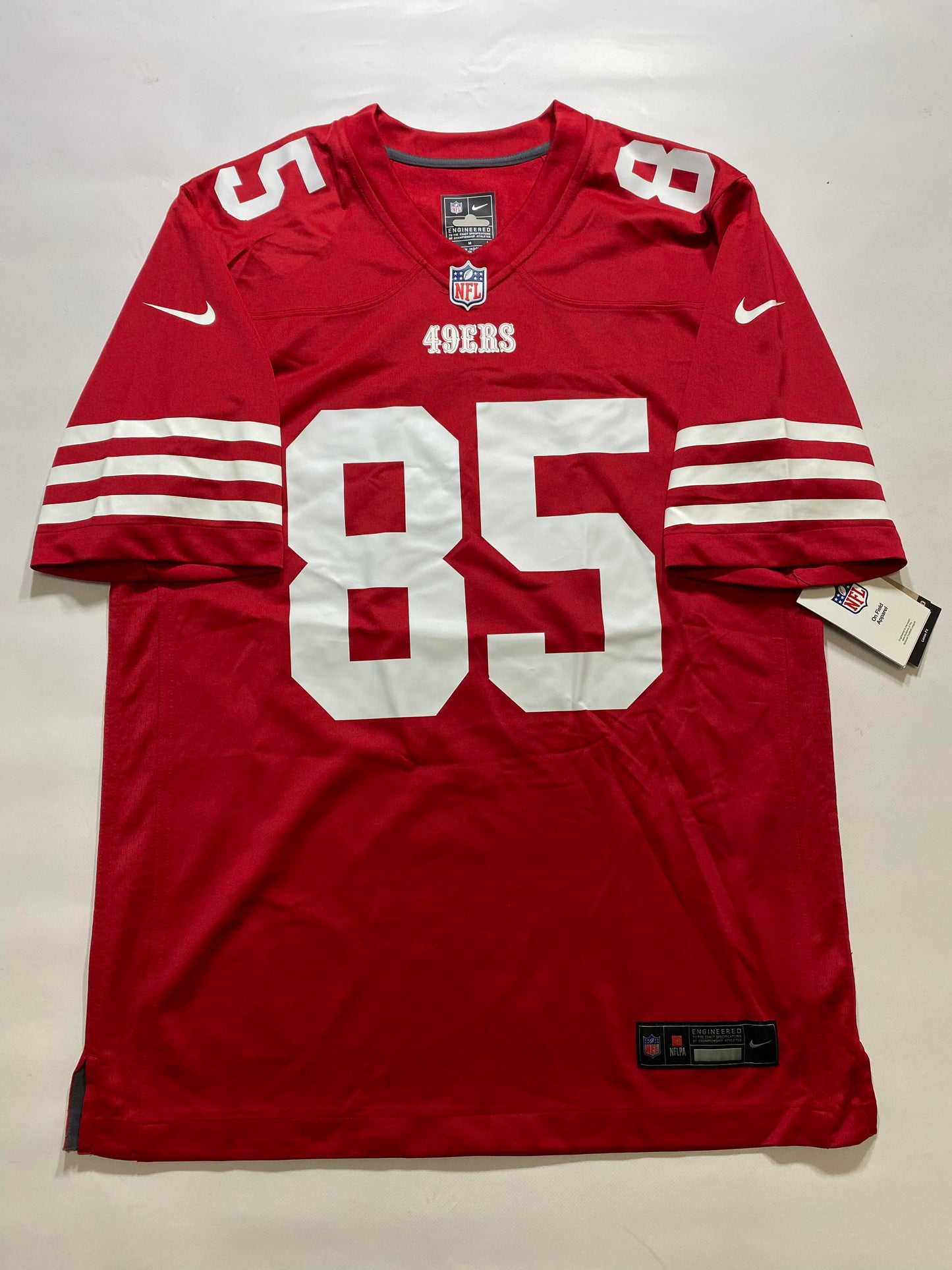 San Francisco 49ers #85 George Kittle Nike Game Jersey - Mens Medium