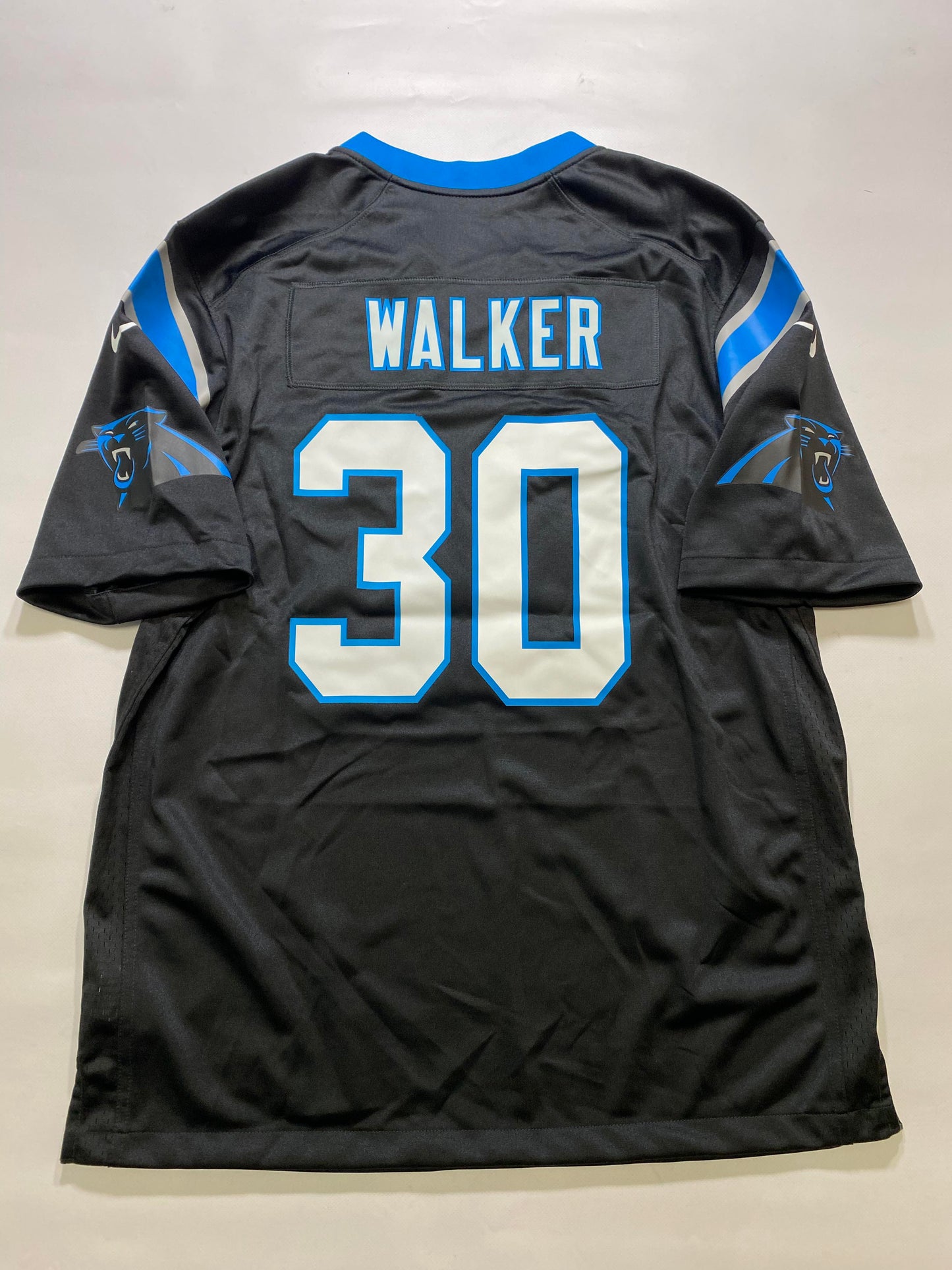 Carolina Panthers #30 P.J. Walker Nike Game Jersey - Mens Large