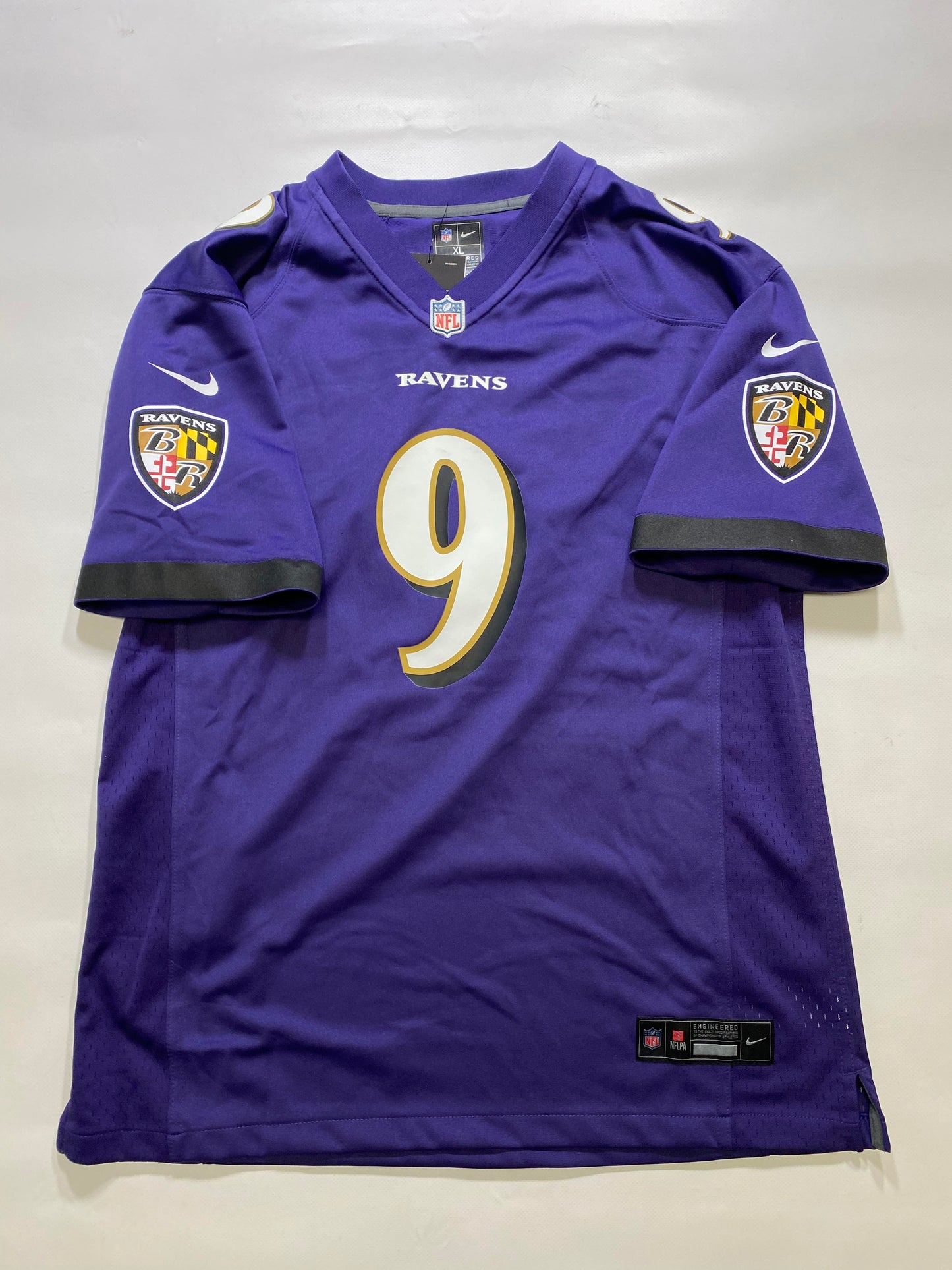 Baltimore Ravens #9 Justin Tucker Nike Game Jersey - Youth XL