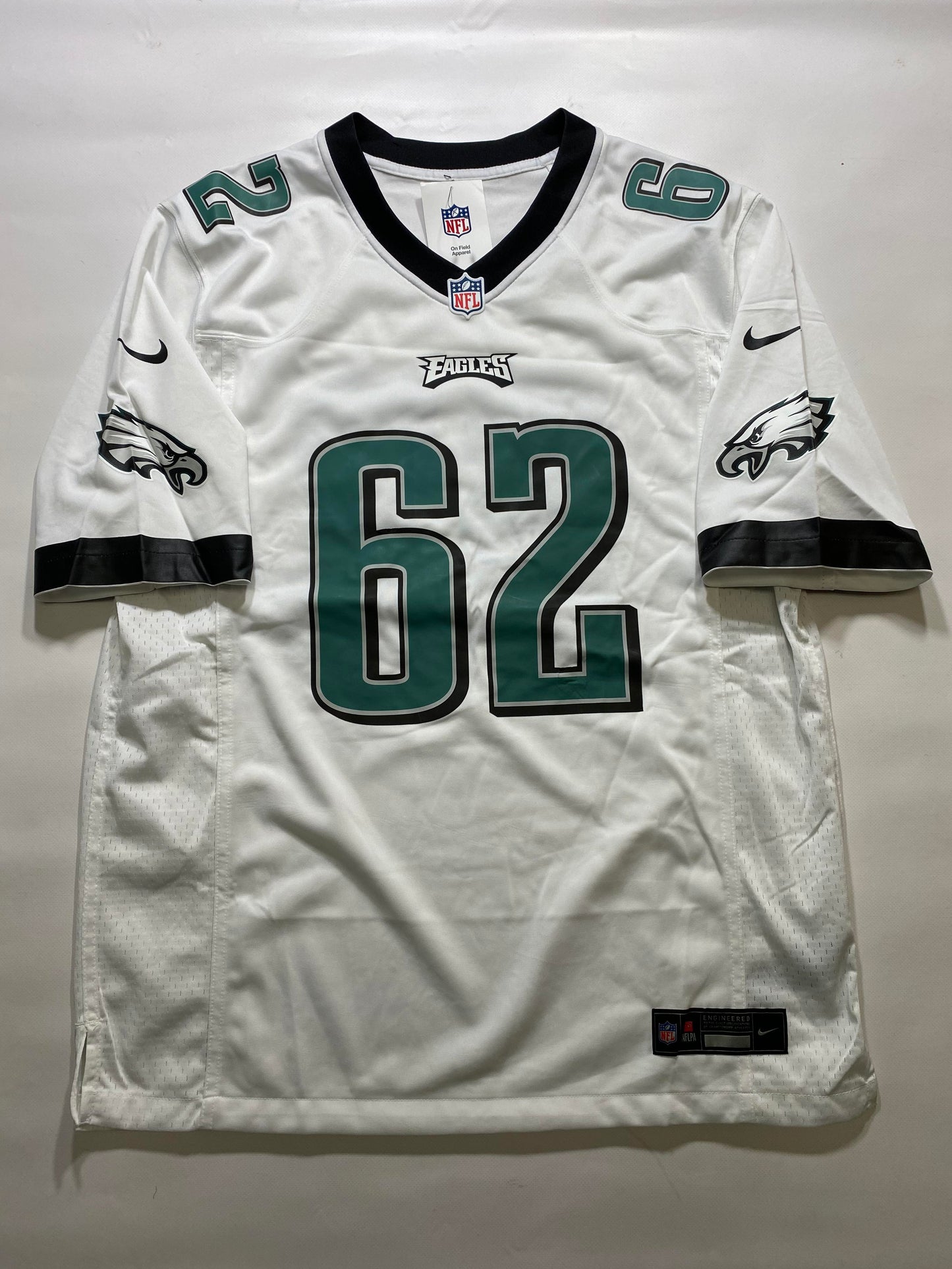 Philadelphia Eagles #62 Jason Kelce Nike Game Jersey - Mens Large