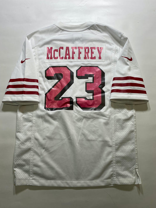 San Francisco 49ers #23 Christian McCaffrey Nike Game Jersey - Mens Medium