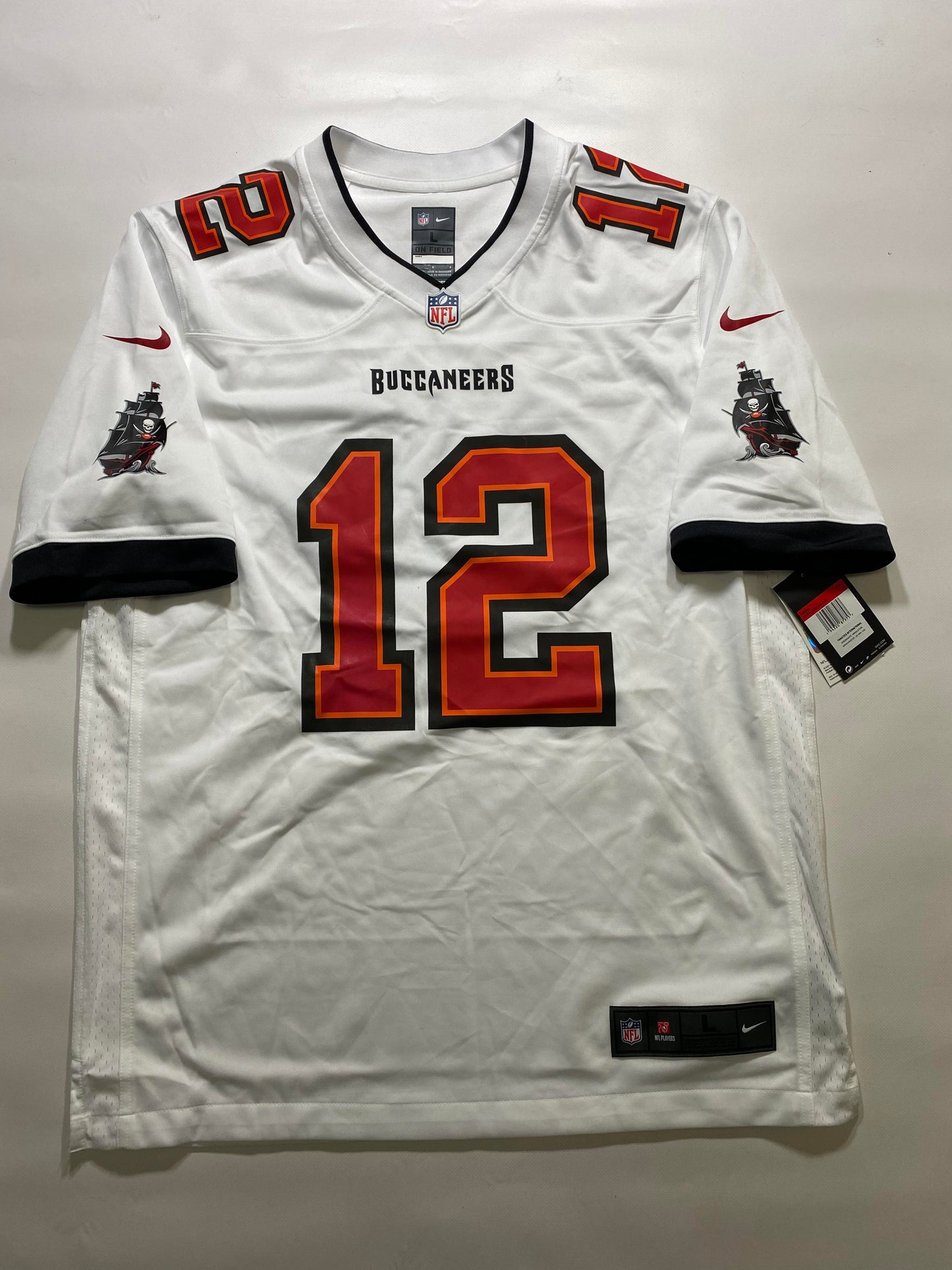 Tampa Bay Buccaneers #12 Tom Brady Nike Game Jersey - Mens Large