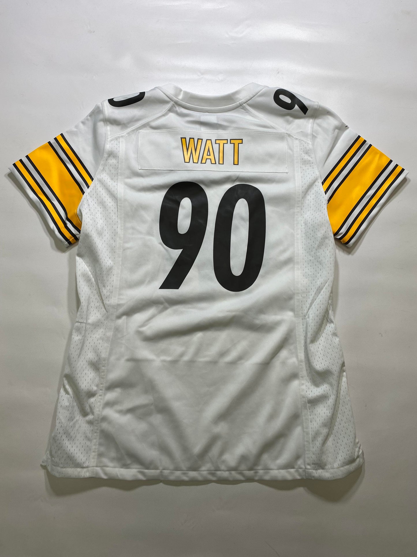 Pittsburgh Steelers #90 T. J. Watt Nike Game Jersey - Womens Large