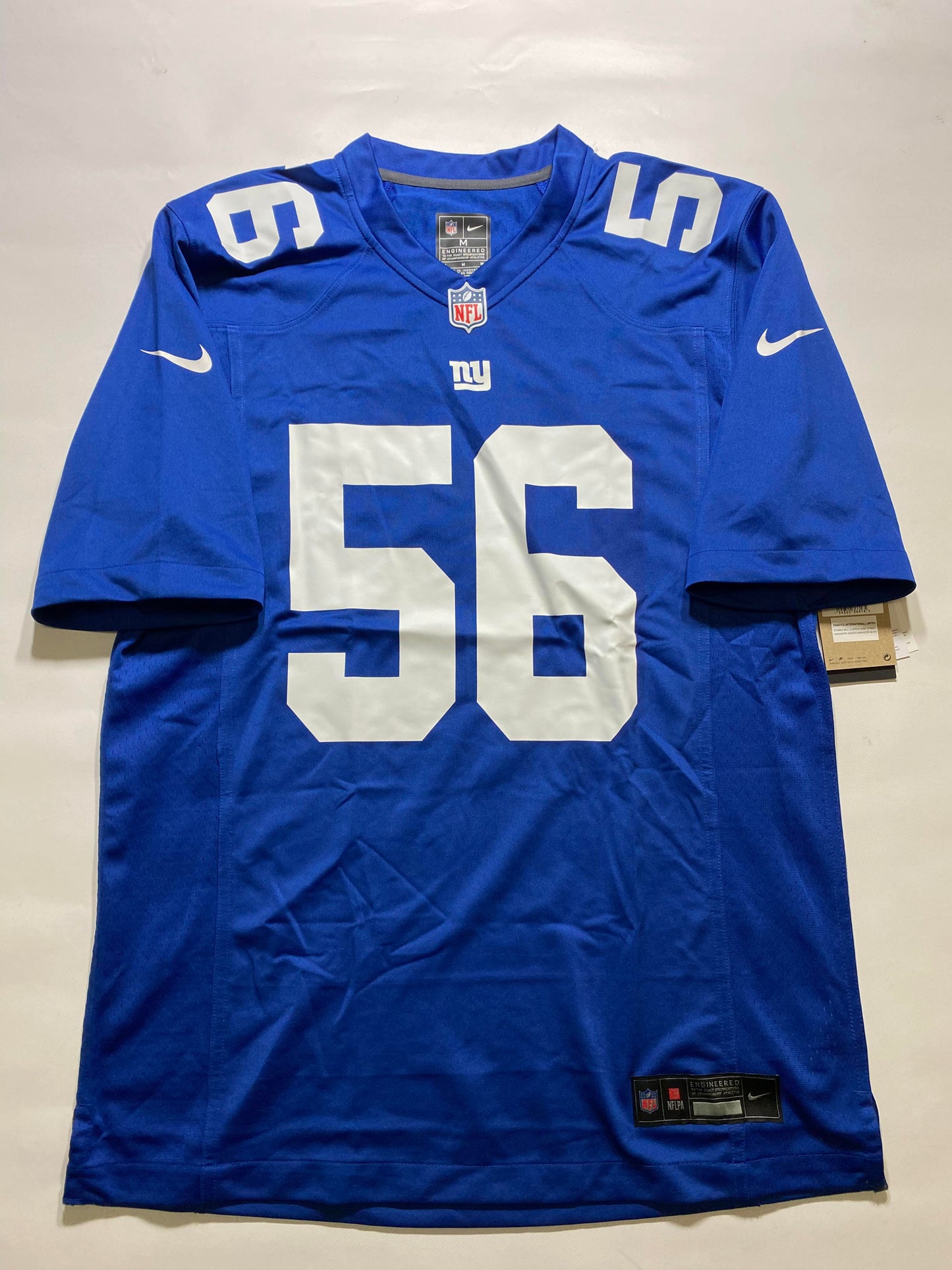 New York Giants #56 Lawrence Taylor Nike Game Jersey - Mens Medium