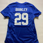 New York Giants #29 Saquon Barkley Nike Game Jersey - Womens Small