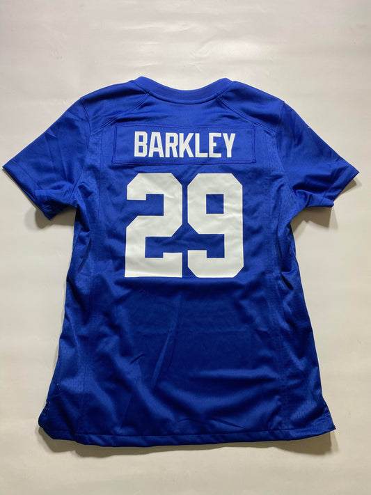 New York Giants #29 Saquon Barkley Nike Game Jersey - Womens Small