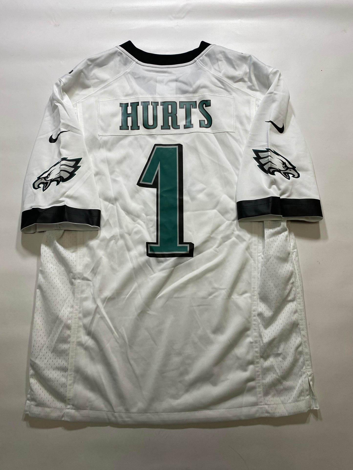 Philadelphia Eagles #1 Jalen Hurts Nike Game Jersey - Mens Large