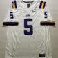 LSU Tigers Football #5 Jayden Daniels Nike Game Jersey - Mens Large