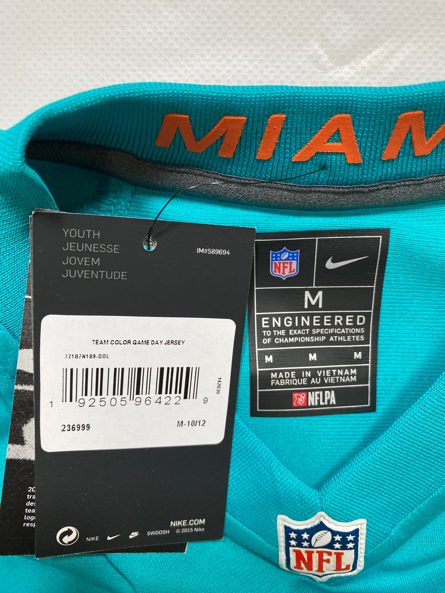 Miami Dolphins #1 Tua Tagovailoa Nike Game Jersey - Youth Medium