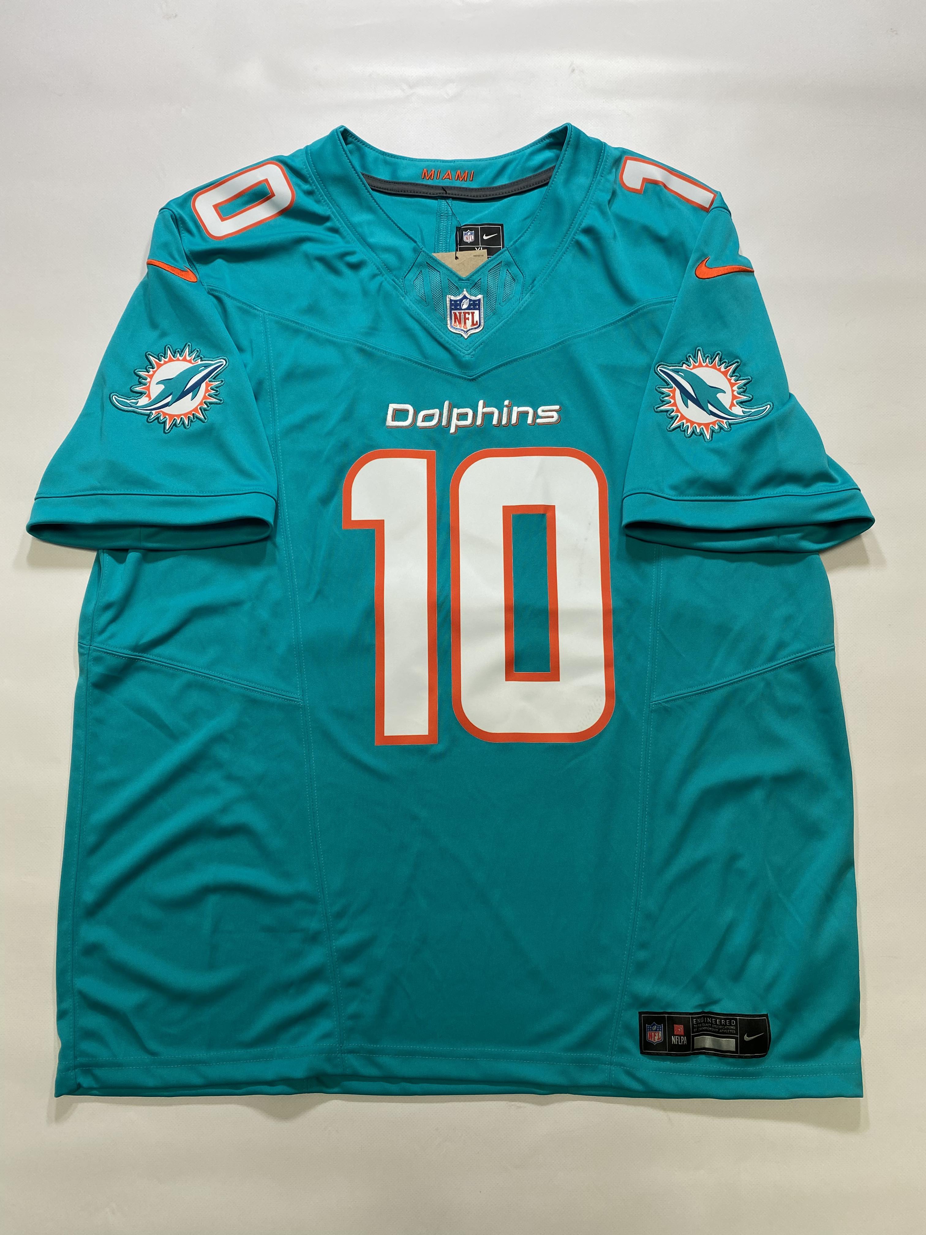 2023 new Men's Miami Dolphins on sale #10 HILL player jersey