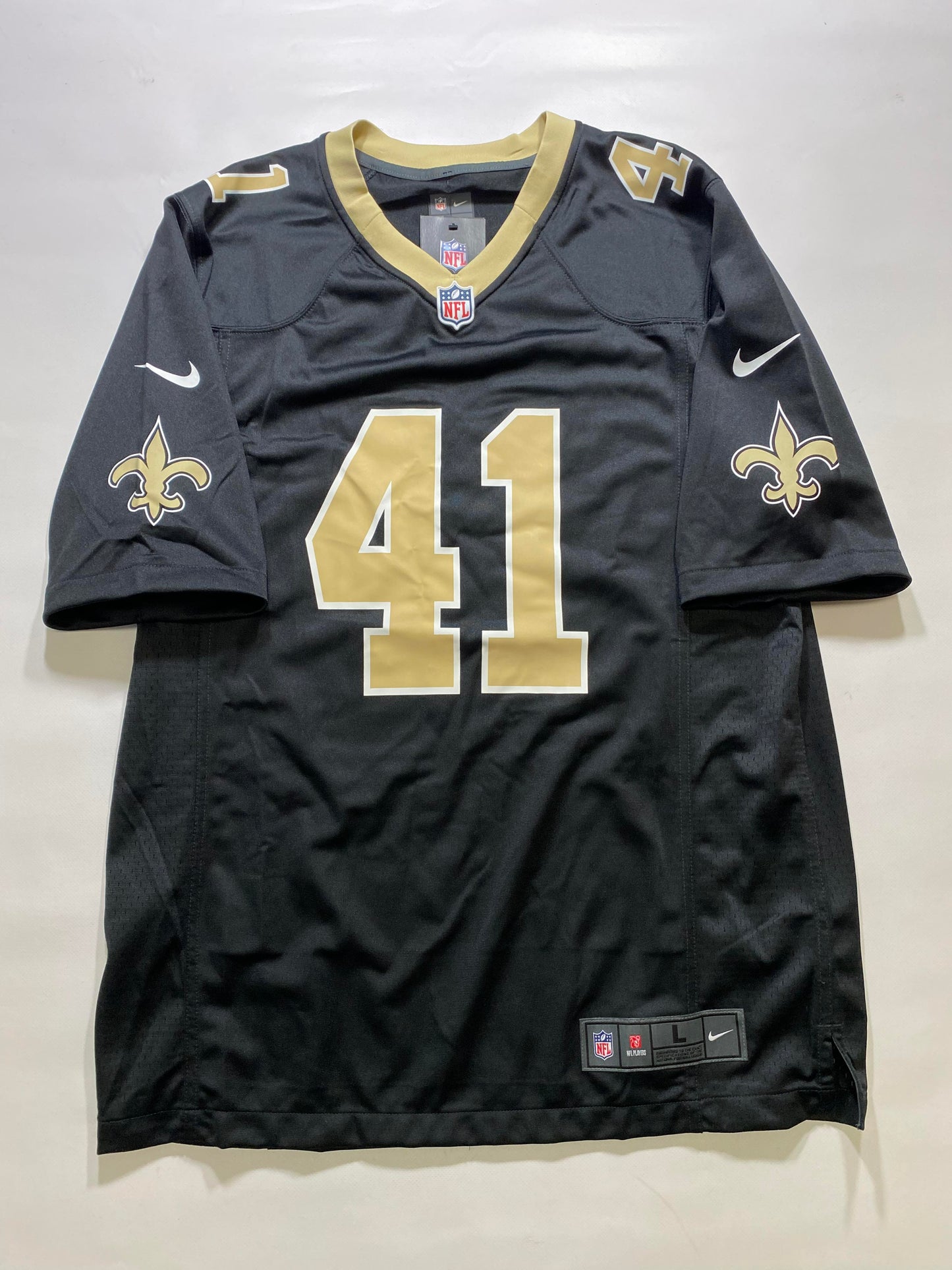 New Orleans Saints #41 Alvin Kamara Nike Game Jersey - Mens Large