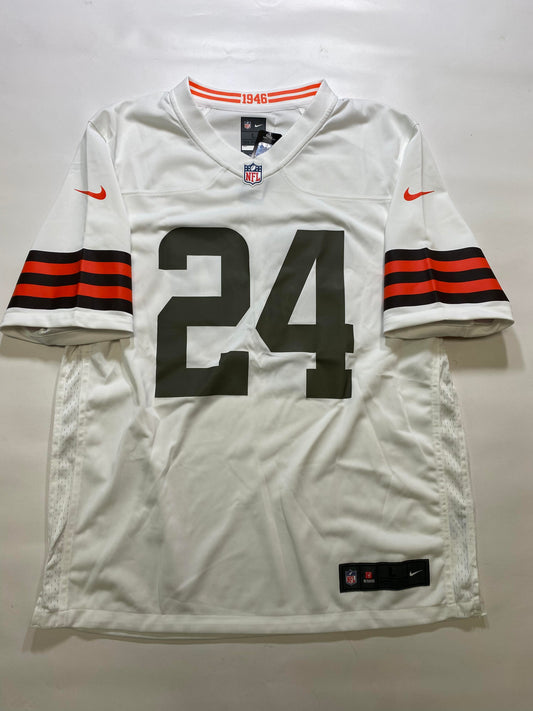 Cleveland Browns #24 Nick Chubb Nike Game Jersey - Mens Large