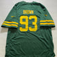 Green Bay Packers #93 Gilbert Brown Nike Game Jersey - Mens 3XL