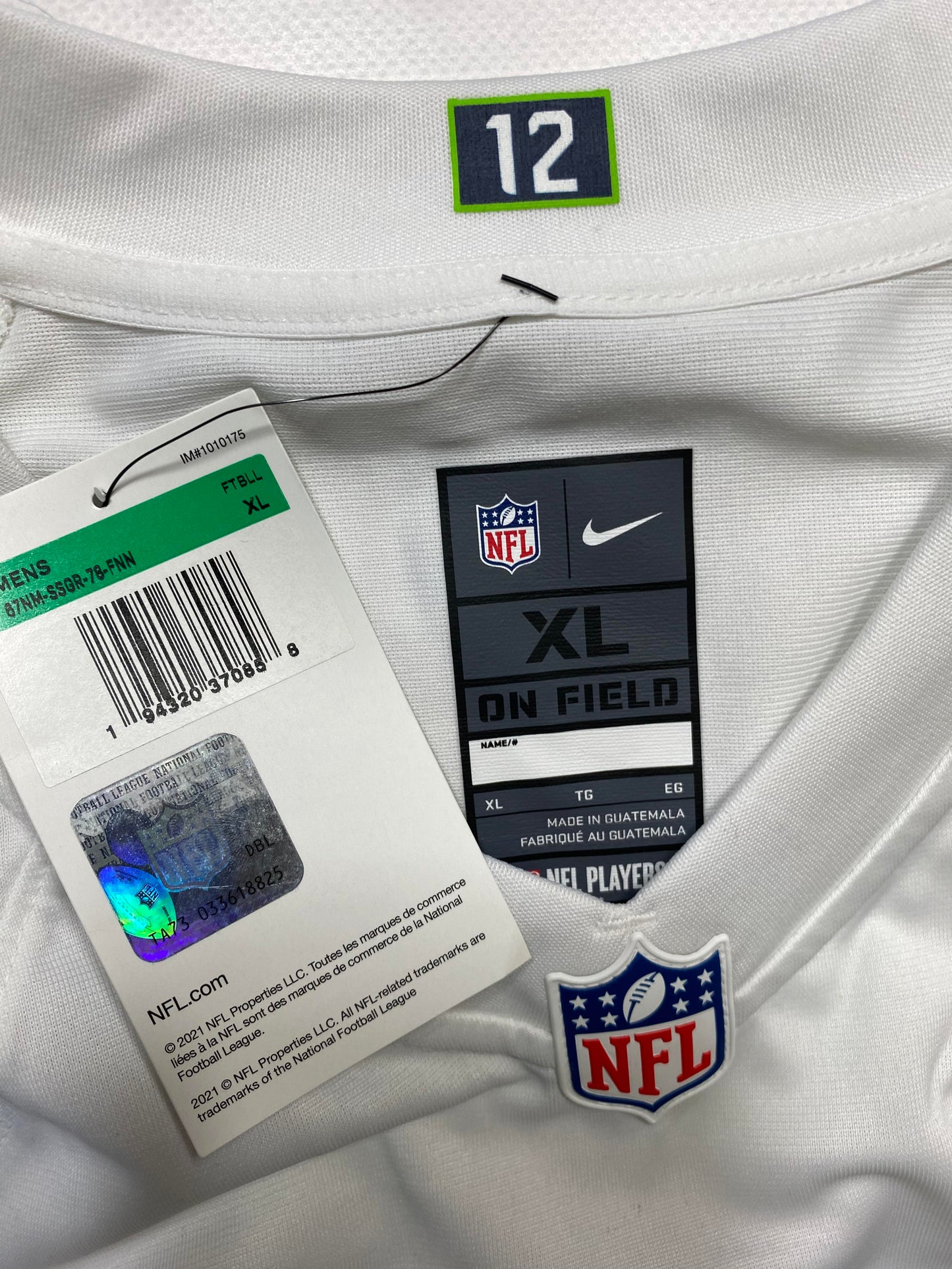 Seattle Seahawks #14 DK Metcalf Nike Game Jersey - Mens XL