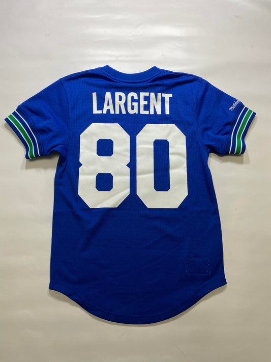 Seattle Seahawks #80 Steve Largent Mitchell & Ness NFL Jersey - Mens Small