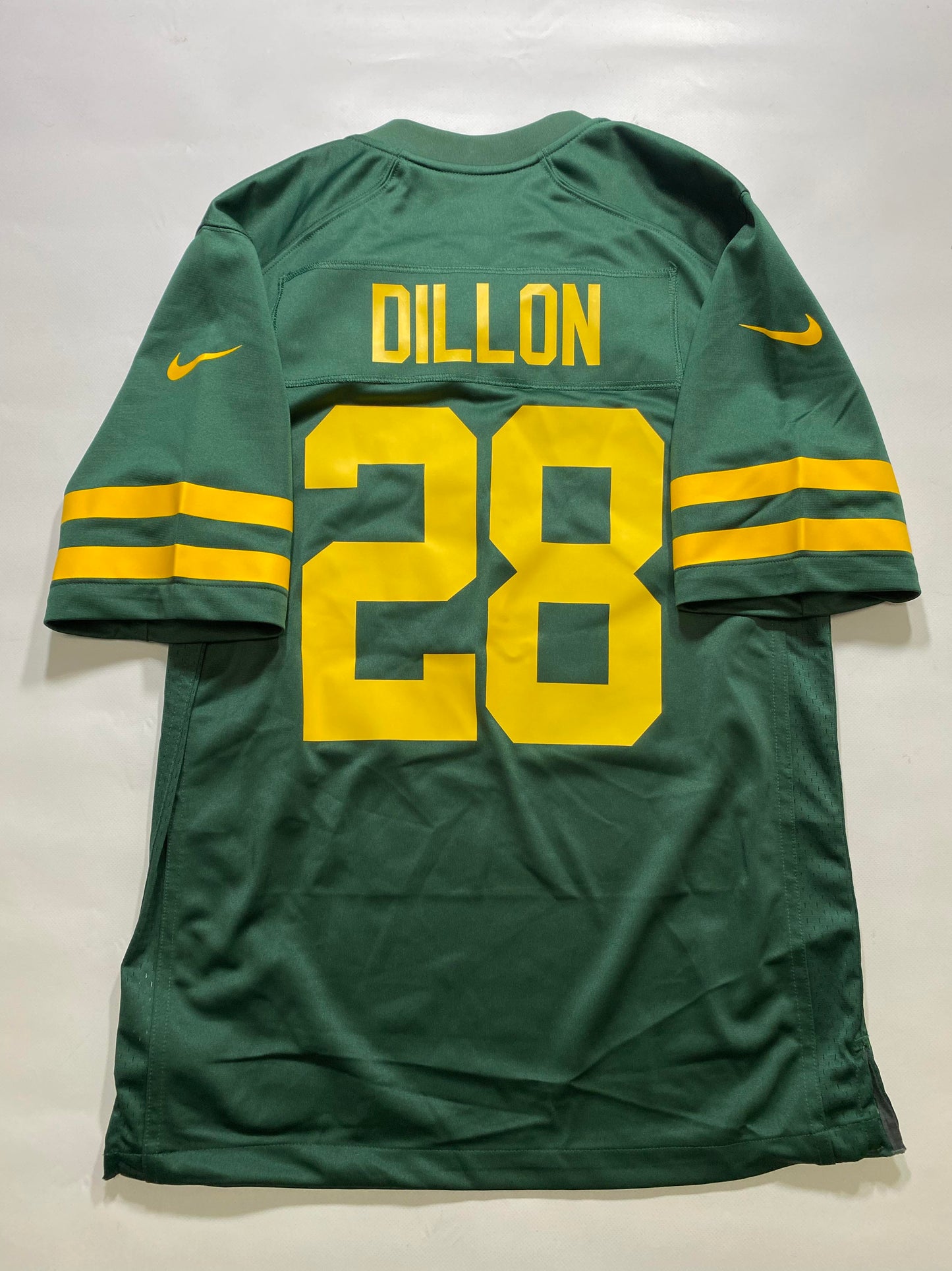 Green Bay Packers #28 AJ Dillon Nike Game Jersey - Mens Small