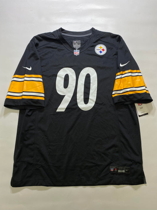 Pittsburgh Steelers #90 T. J. Watt Nike Game Jersey - Mens 2XL