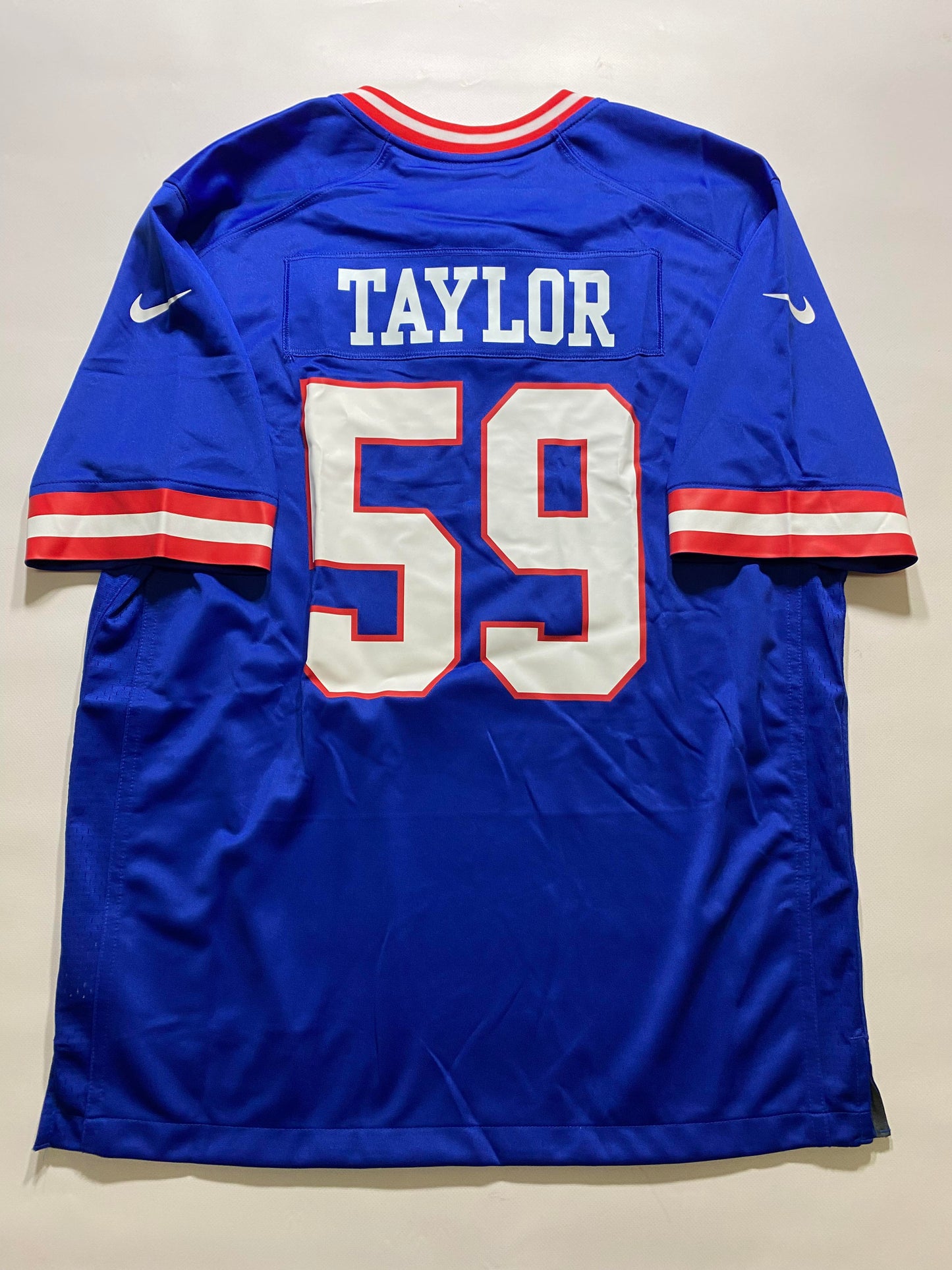 New York Giants #59 Lawrence Taylor Nike Game Jersey - Mens Large