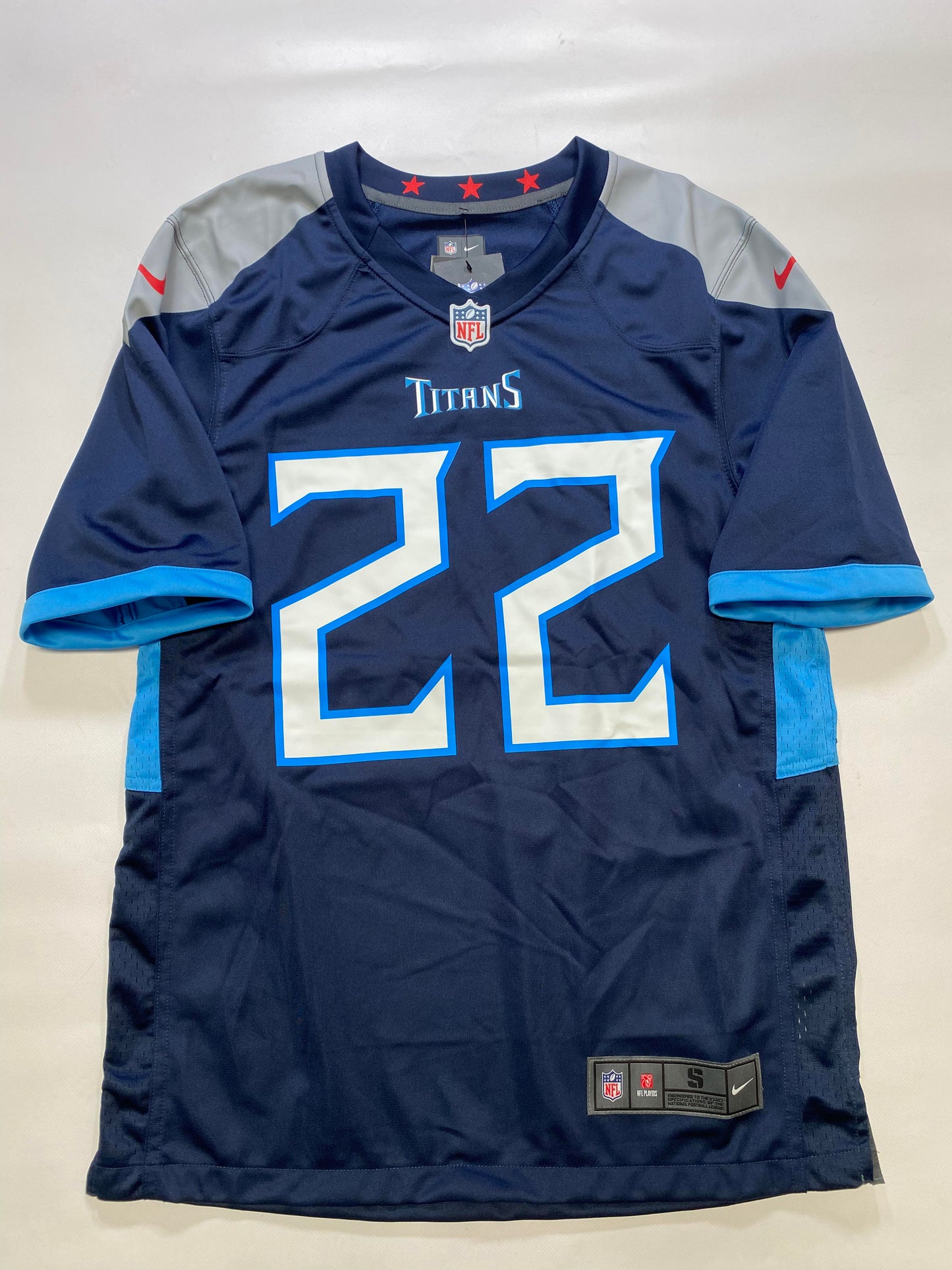 Tennessee Titans #22 Derrick Henry Nike Game Jersey - Mens Small