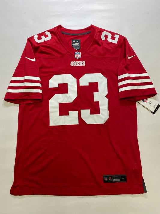 San Francisco 49ers #23 Christian McCaffrey Nike Game Jersey - Mens Small