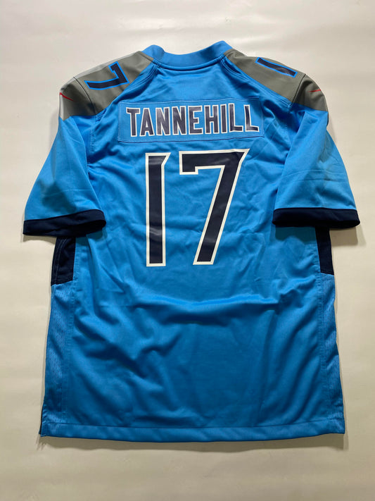 Tennessee Titans #17 Ryan Tannehill Nike Game Jersey - Mens Medium