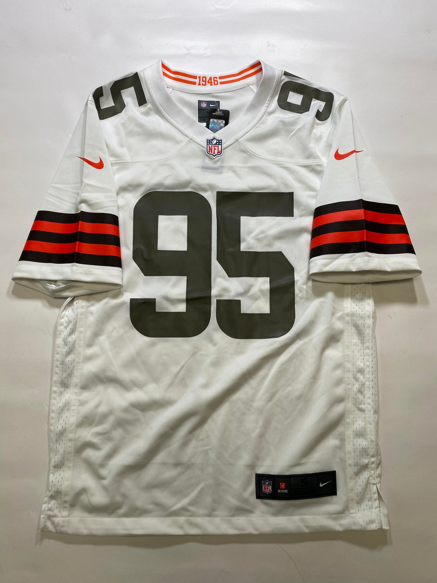 Cleveland Browns #95 Myles Garrett Nike Game Jersey - Mens Small