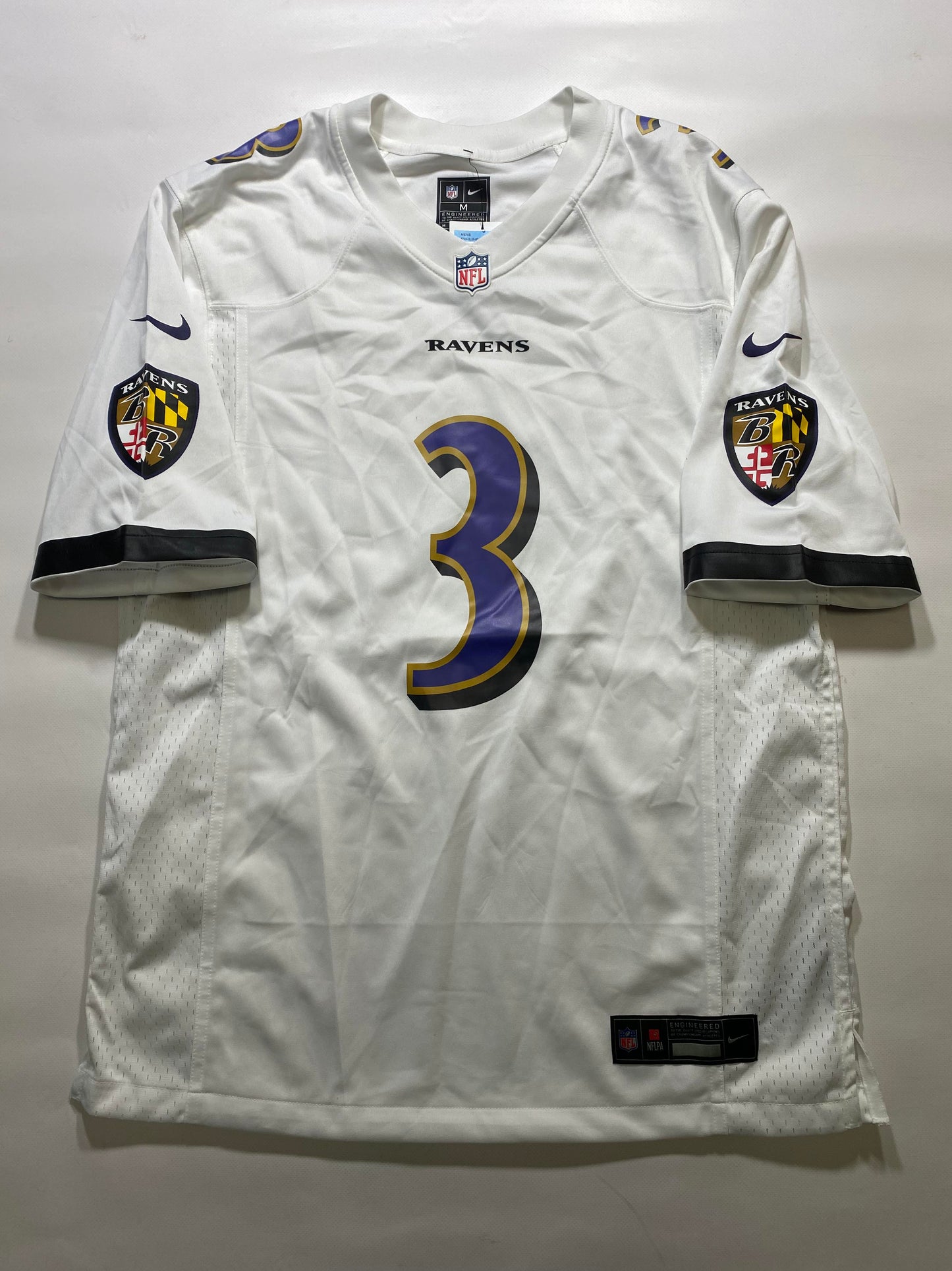 Baltimore Ravens #3 Odell Beckham Jr. Nike Game Jersey - Mens Medium