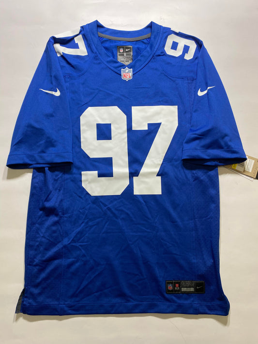 New York Giants #97 Dexter Lawrence II Nike Game Jersey - Mens Small