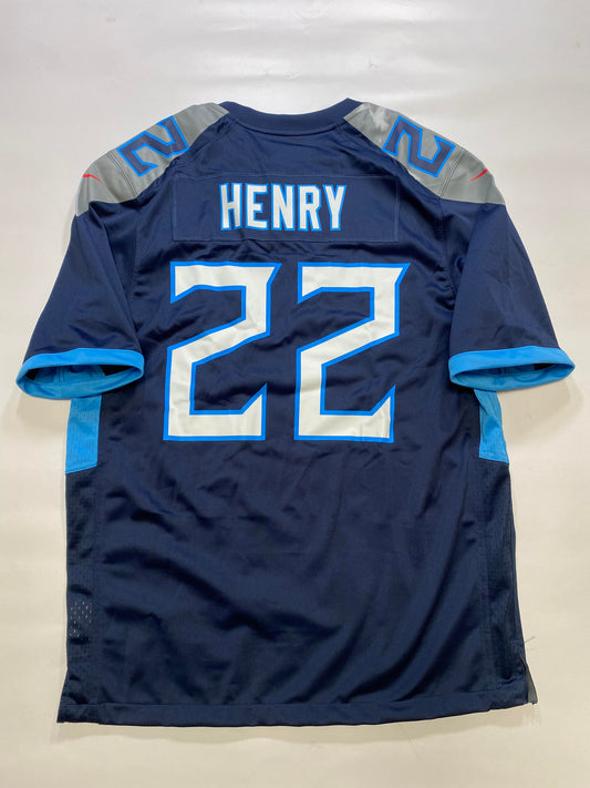 Tennessee Titans #22 Derrick Henry Nike Game Jersey - Mens Medium