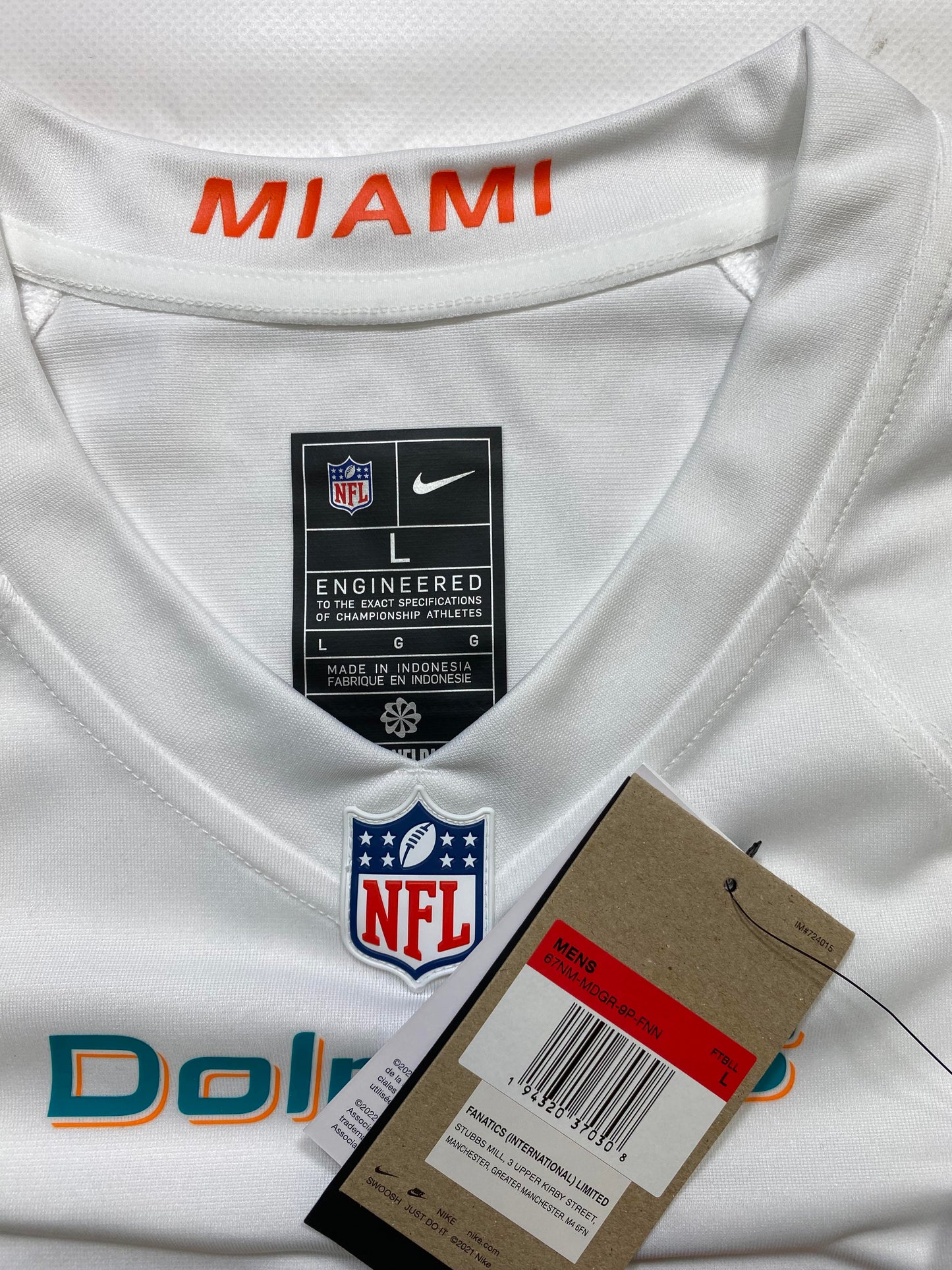 Miami Dolphins #10 Tyreek Hill Nike Game Jersey - Mens Large