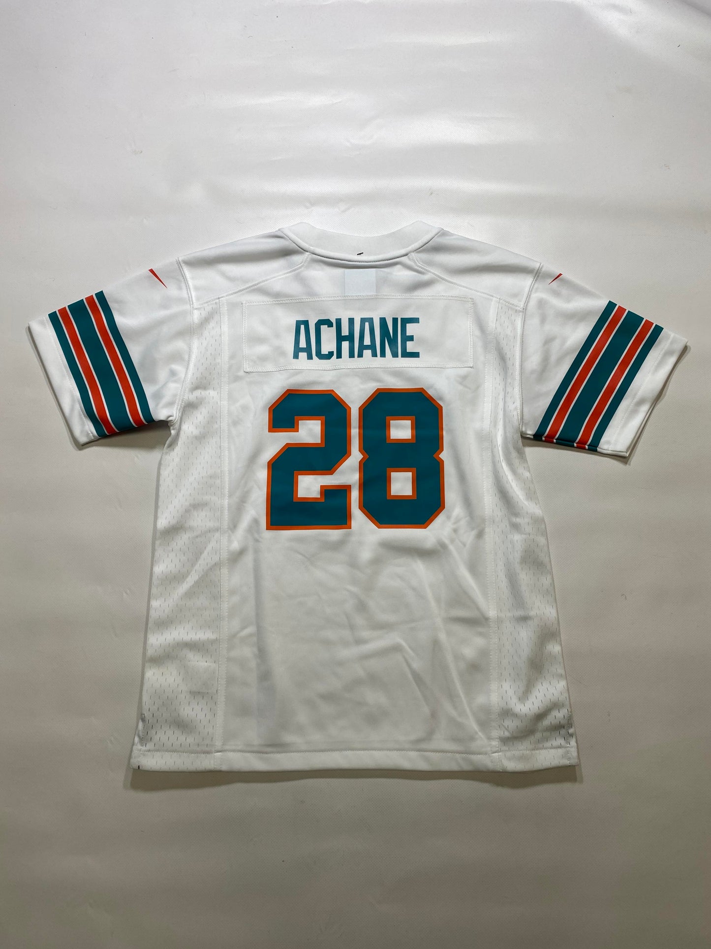 Miami Dolphins #28 De’Von Achane Nike Game Jersey - Youth Medium