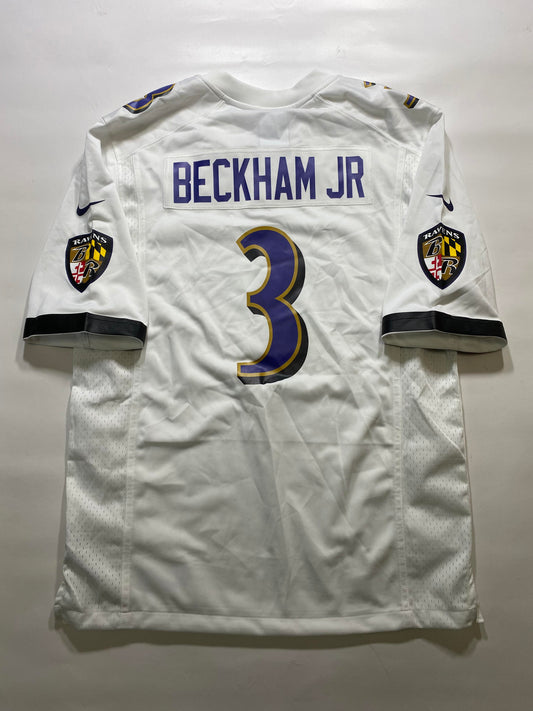 Baltimore Ravens #3 Odell Beckham Jr. Nike Game Jersey - Mens Medium