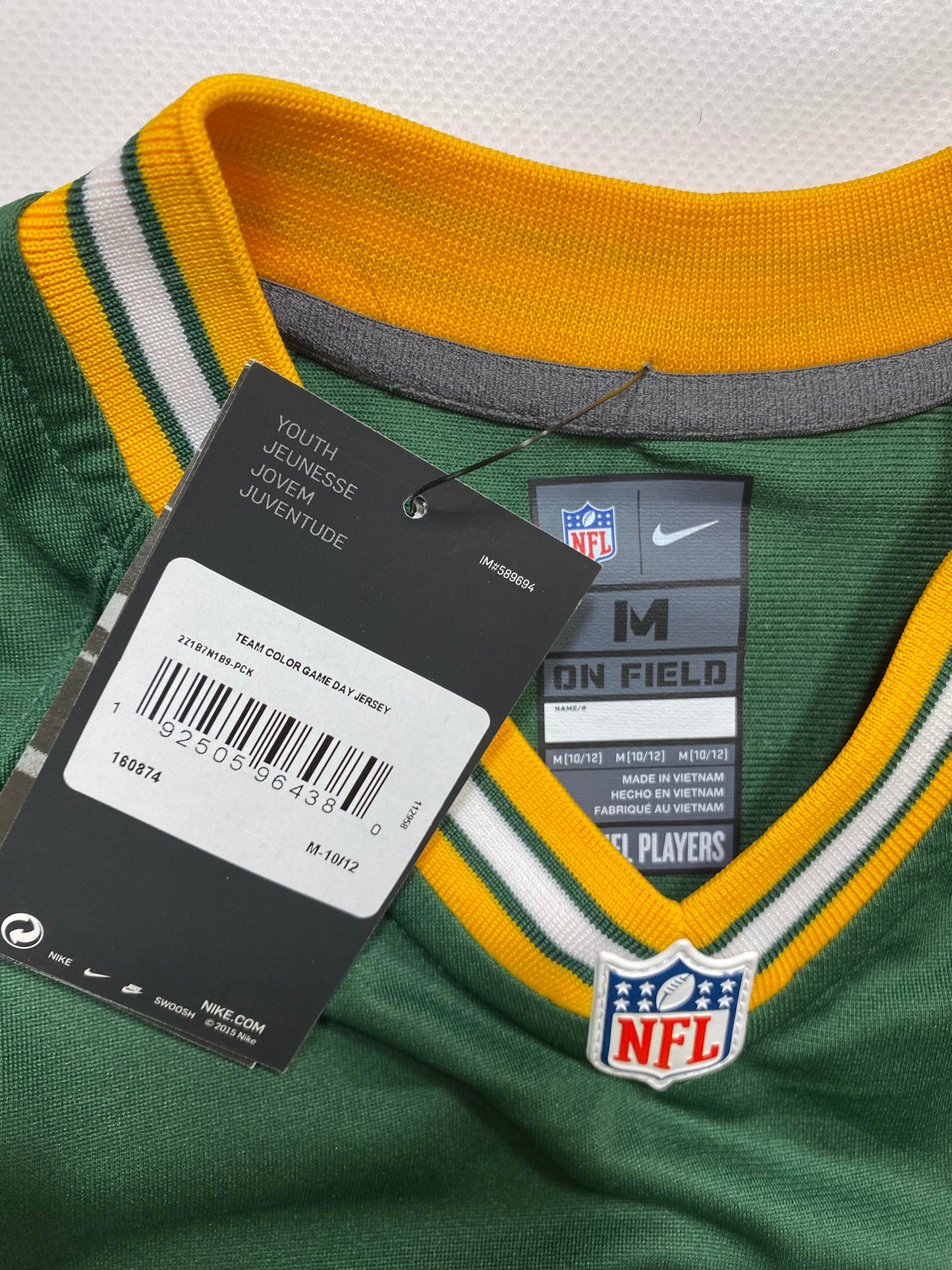 Green Bay Packers #10 Jordan Love Nike Game Jersey - Youth Medium