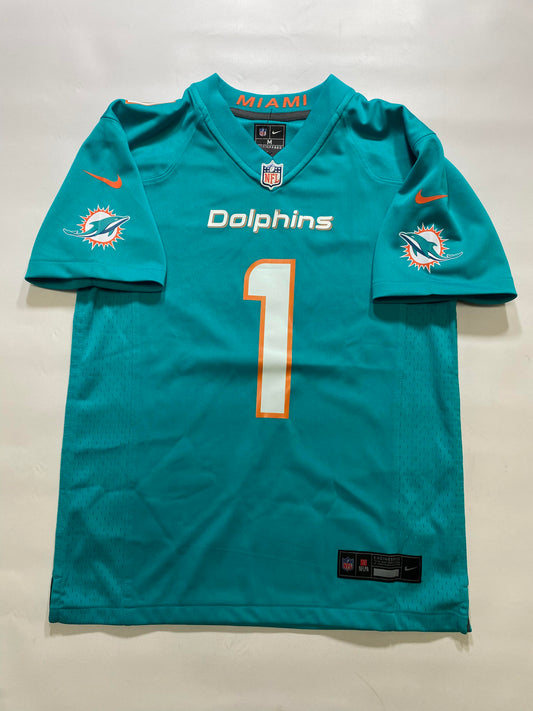 Miami Dolphins #1 Tua Tagovailoa Nike Game Jersey - Youth Medium