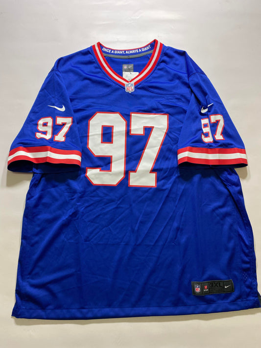 New York Giants #97 Dexter Lawrence Nike Game Jersey - Mens 3XL